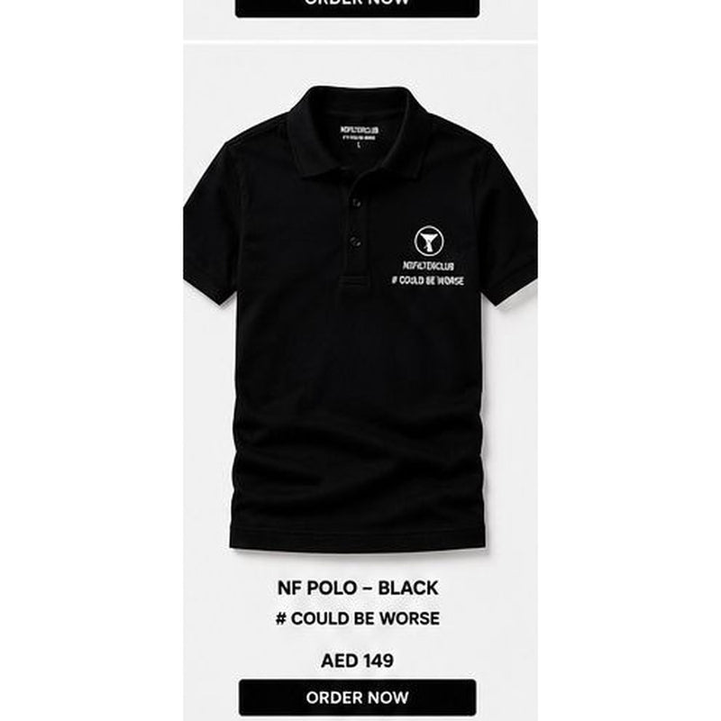 The Polo · # Could Be Worse — Black